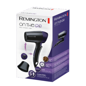 REMINGTON D2400 ON THE GO TRAVEL HAIR DRYER